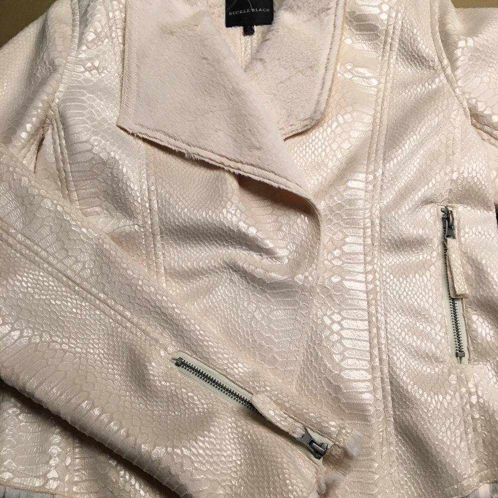 White detailed jacket